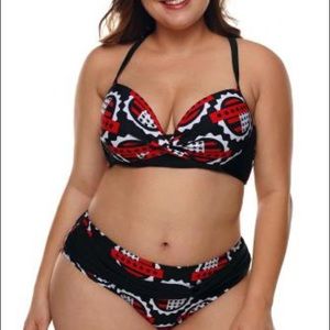 Plus Size Two Piece Bikini set